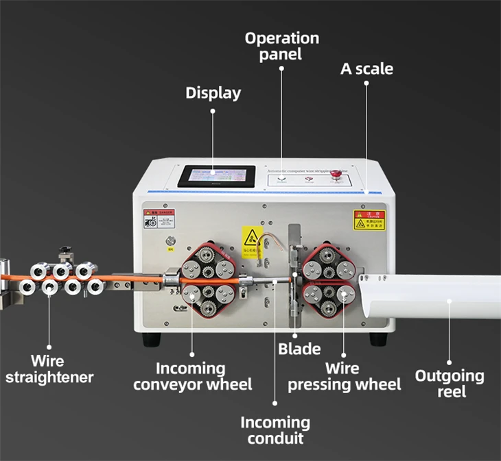 70mm2 Wire Cutting And Stripping Machine