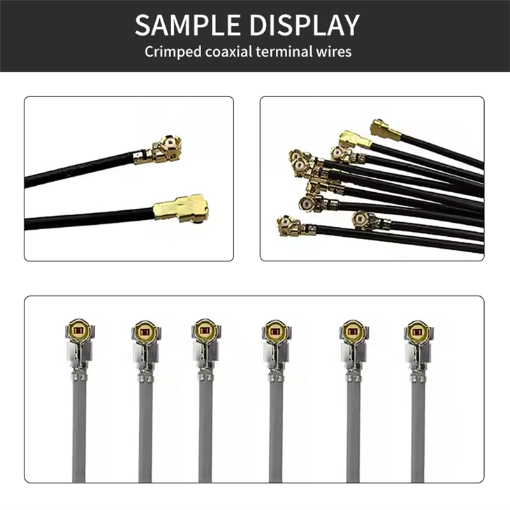 Terminal Crimping Machine For Coaxial RF Cable Ipex Connector suppliers